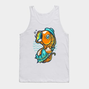 Goldfish Blues and Blobs Tank Top